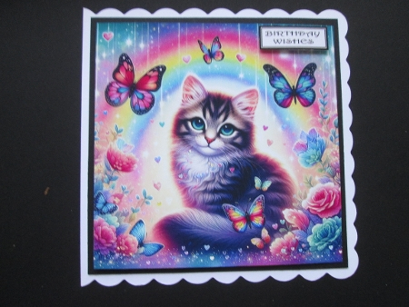 Butterfly Rainbow Cats by BELINDA ABRAHAM