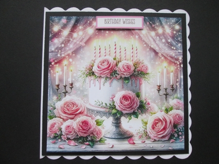 Shabby Chic Birthday Cake  by BELINDA ABRAHAM