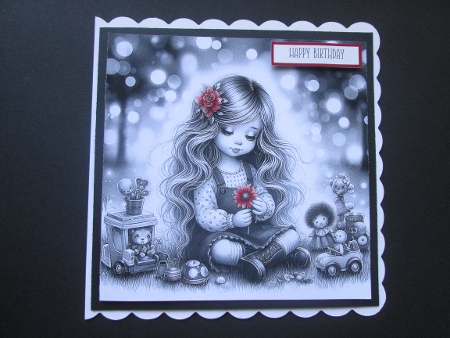 My Red Flower by BELINDA ABRAHAM