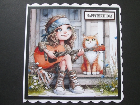 Gitar Girl by BELINDA ABRAHAM