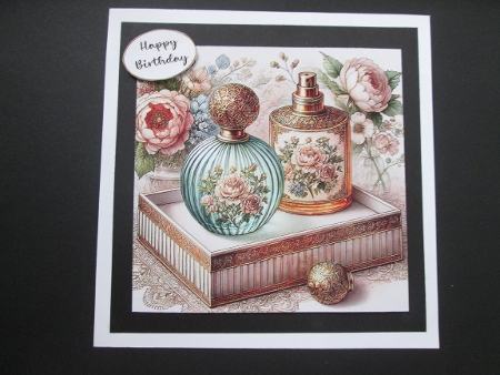 Vintage Parfum Bottle for Birthday or Mothers day by BELINDA ABRAHAM