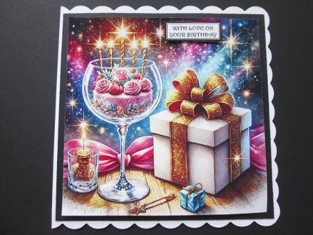 Birthday Glass by BELINDA ABRAHAM