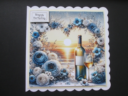 Wine,sea and sunset by BELINDA ABRAHAM