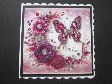 Butterfly with love 7 by BELINDA ABRAHAM
