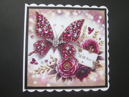 Butterfly with love 7 by BELINDA ABRAHAM