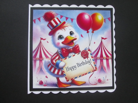 Birthday Duck by BELINDA ABRAHAM