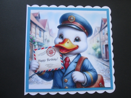 Birthday Duck 1 by BELINDA ABRAHAM