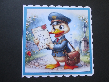 Birthday Duck 1 by BELINDA ABRAHAM