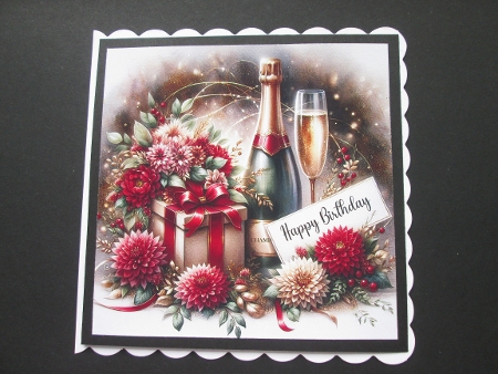 Champagne with gift box 2 by BELINDA ABRAHAM