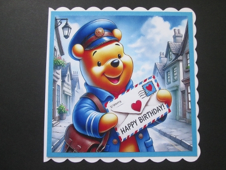 Birthday Winnie the Pooh by BELINDA ABRAHAM