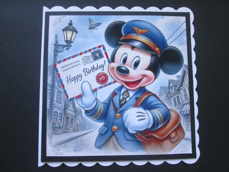 Birthday Mickey by BELINDA ABRAHAM