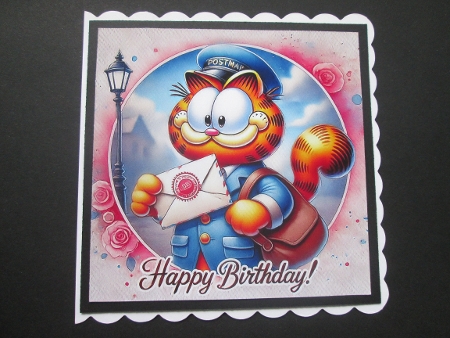 Birthday Garfield by BELINDA ABRAHAM