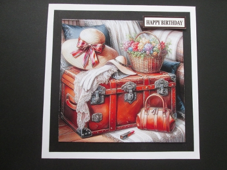 Vintage Travel Trunk by BELINDA ABRAHAM