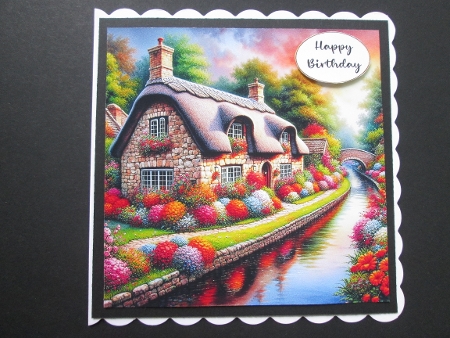 Canal Cottage - Illustrations for Cards by BELINDA ABRAHAM