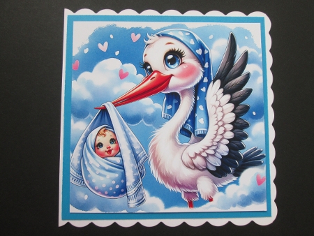 Baby Boy - Illustrations for Cards by BELINDA ABRAHAM