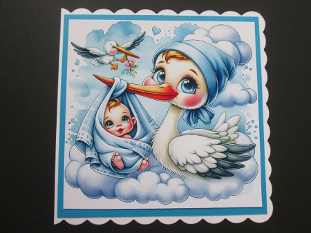 Baby Boy - Illustrations for Cards by BELINDA ABRAHAM