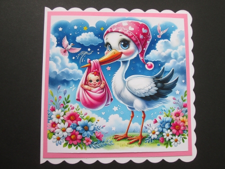 Baby Girl - Illustrations for Cards by BELINDA ABRAHAM