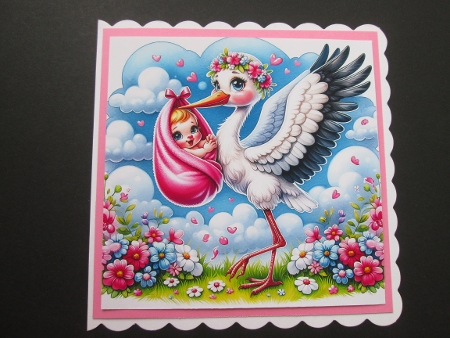 Baby Girl - Illustrations for Cards by BELINDA ABRAHAM