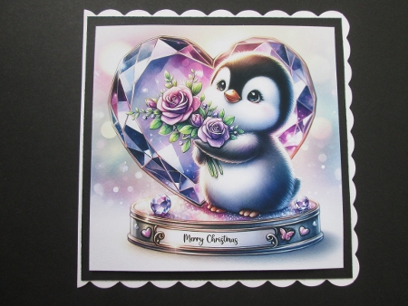Merry Christmas penguin by BELINDA ABRAHAM