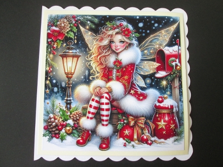 Festive Christmas Fairy - Illustrations for Cards, Mini kits & Designers by BELINDA ABRAHAM