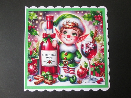 Christmas Wine - Illustrations for Cards, Mini kits & Designers by BELINDA ABRAHAM