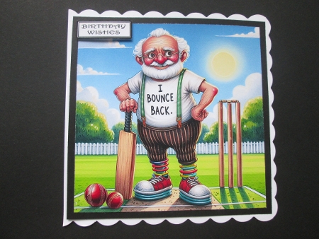Grandpa bounce back cricketer REQUESTED by BELINDA ABRAHAM
