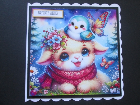 Cute Little Lam and her Friends - Illustrations for Cards, Mini kits & Designers by BELINDA ABRAHAM
