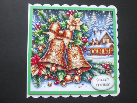 Golden Bells - Illustrations for Cards, Mini kits & Designers by BELINDA ABRAHAM