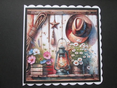 Western Wooden Wall - Illustrations for Cards, Mini kits & Designers by BELINDA ABRAHAM
