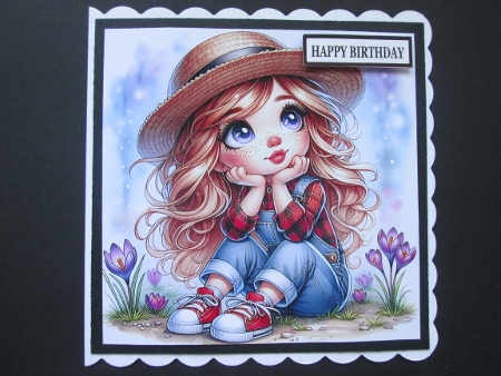 Little Dreamy Girl - Illustrations for Cards, Mini kits & Designers by BELINDA ABRAHAM