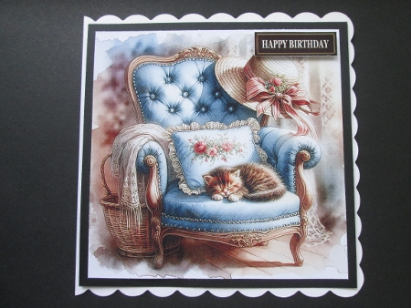Ladies Chair -Illustrations for Cards, Mini kits & Designers by BELINDA ABRAHAM