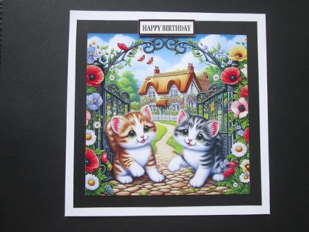 12+ kittens at the gate by BELINDA ABRAHAM
