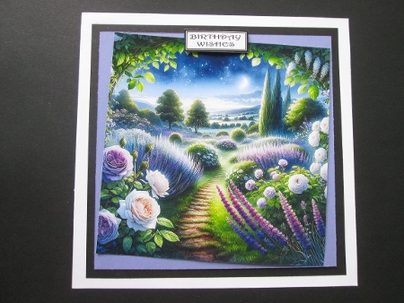 Roses and lavender garden by BELINDA ABRAHAM