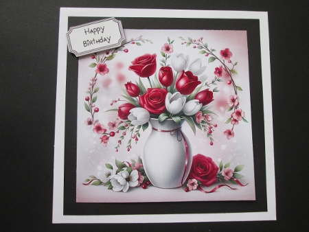 Roses and tulips flowers by BELINDA ABRAHAM