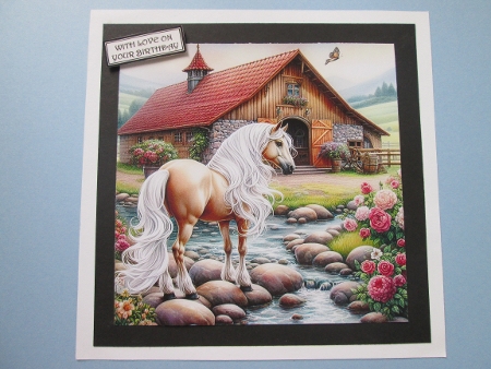 Beautiful Palomino Horse by BELINDA ABRAHAM