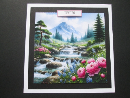 Gentle Mountain Stream by BELINDA ABRAHAM