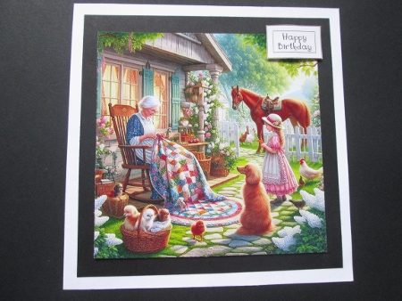 Visiting Grandma at her Farm by BELINDA ABRAHAM