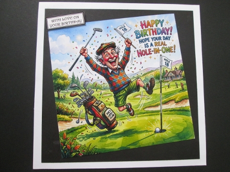 Birthday golf by BELINDA ABRAHAM