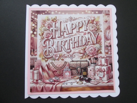 Rose gold Birthday wishes  by BELINDA ABRAHAM