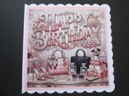 Rose gold Birthday wishes  by BELINDA ABRAHAM