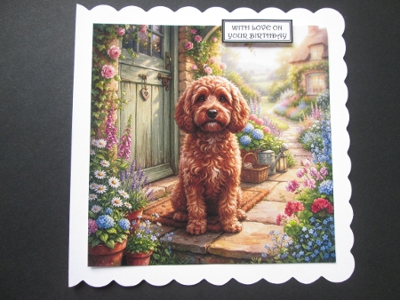 Door  step dogs 3 by BELINDA ABRAHAM