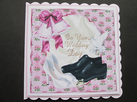 Our Weddind Day with Roses and Dove 8x8 by BELINDA ABRAHAM