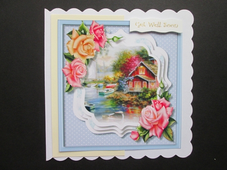Beautiful Roses in a Bracket Plaque by BELINDA ABRAHAM