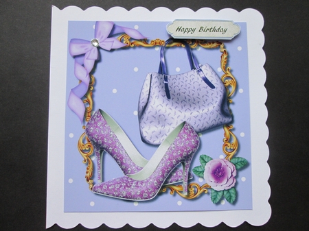 Lovely Lilac Shoes and Bag by BELINDA ABRAHAM