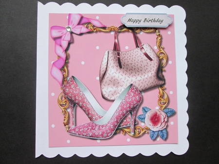 Lovely Pink Shoes and Bag by BELINDA ABRAHAM
