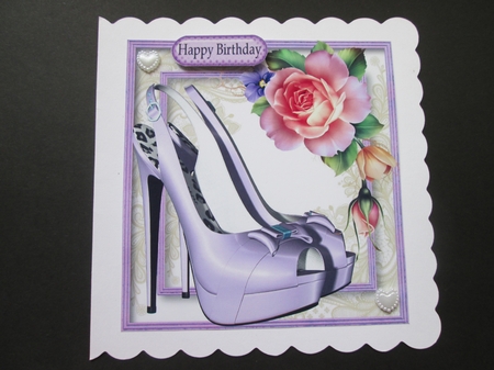 Lovely Lilac Shoes and Roses by BELINDA ABRAHAM