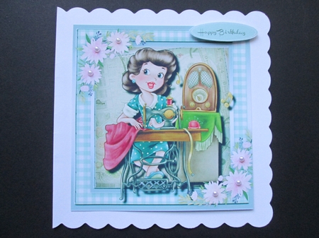 Lovely Seamstress at Work  by BELINDA ABRAHAM