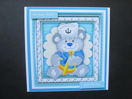 Lovely Anchor Bear by BELINDA ABRAHAM