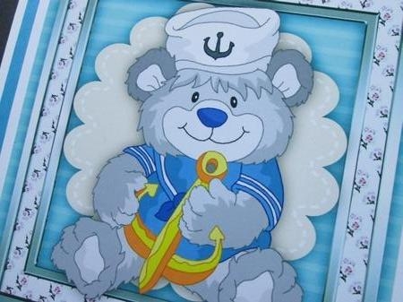 Lovely Anchor Bear by BELINDA ABRAHAM