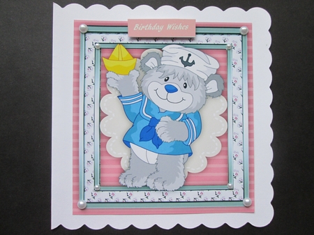Lovely Bear with His Boat by BELINDA ABRAHAM